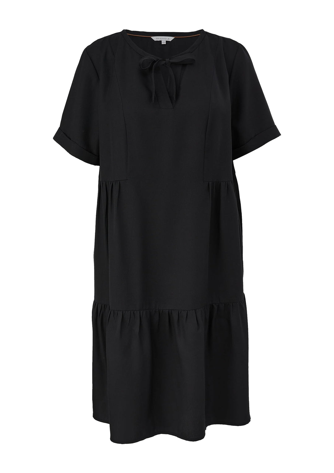 TRIANGLE Damen Kurz Kleid 46 Grey/ Black, 46 Grey/ Black