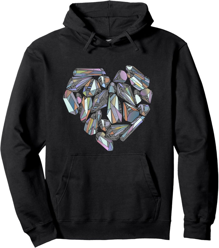 Grafisches T-Shirt der Frauen des Kristallherzens und der Pullover Hoodie