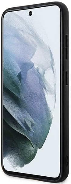 Hülle Karl Lagerfeld KLHCS23MSAKLHPK S23+ S916 hardcase schwarz Saffiano Mono Metal Logo