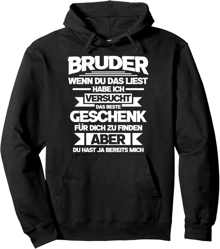Bruder Geschwister Brüder Pullover Hoodie