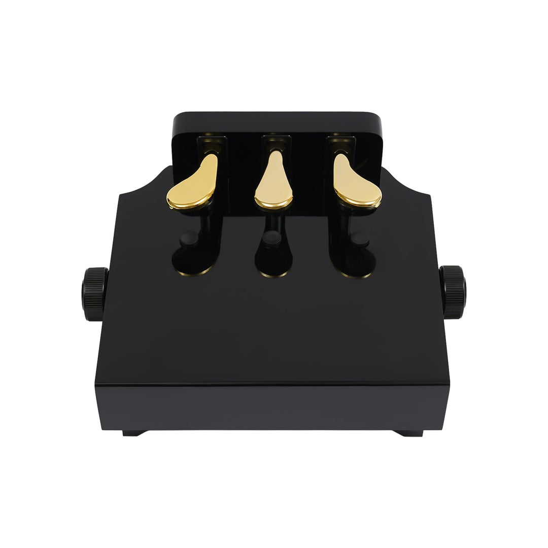 WOLEGM Sustain Pedal, 3 Pedalen Klavier Pedal Extender Bank für Digitale Klaviere, elektronische Key