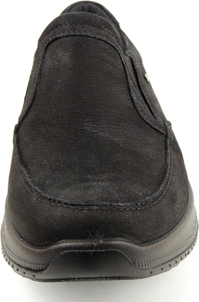 Jomos Herren Confidence Slipper 43 EU Weit Schwarz, 43 EU Weit Schwarz