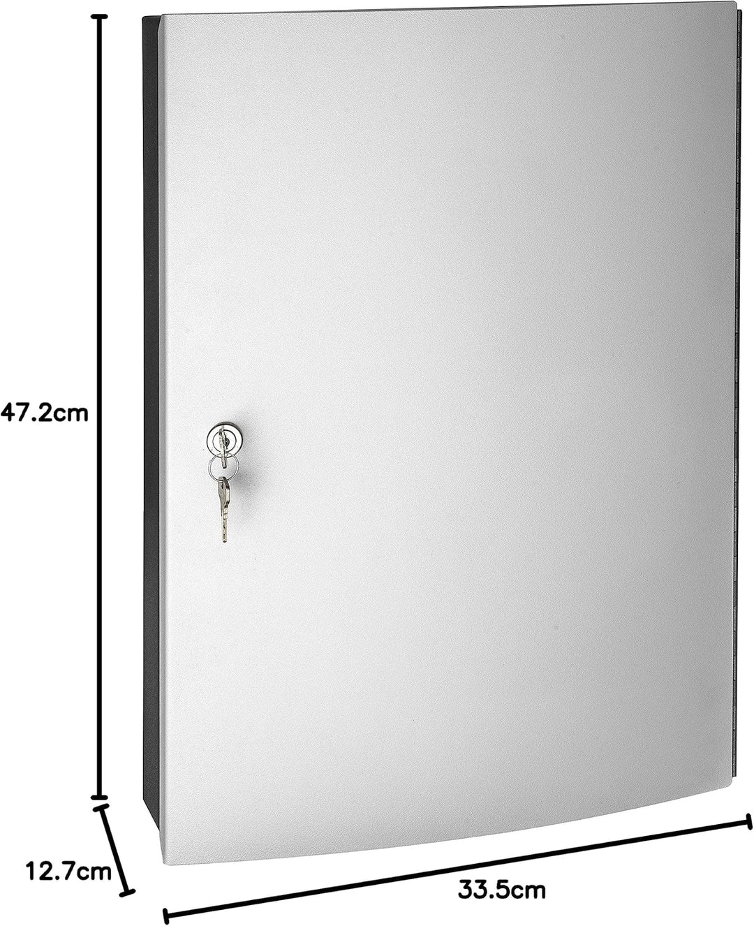 Erwin Paulat Kunststoff- und Metallwaren Haky Box Schlüsselschrank aus Stahl - Key Box - HakyBox - S