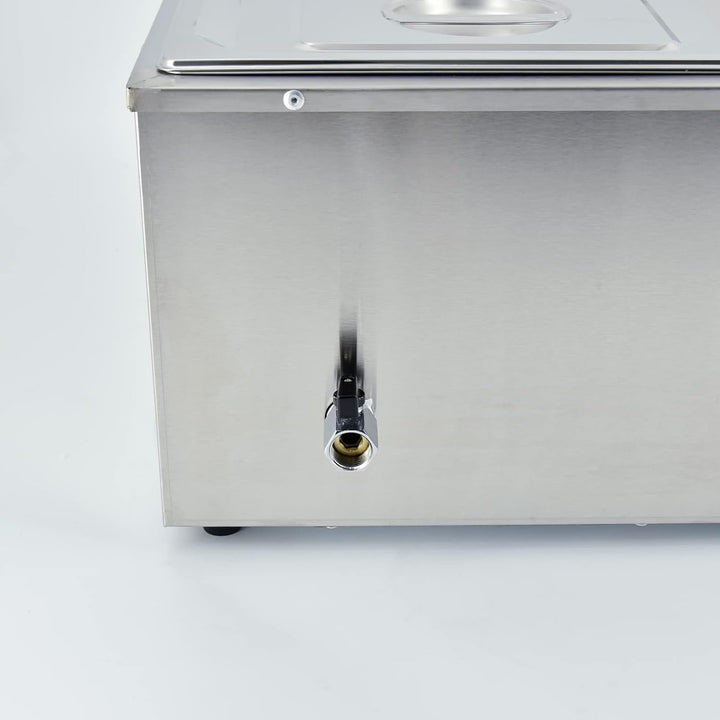 TAIMIKO Elektrisches Wasserbad aus Edelstahl, 220 – 240 V, 1500 W, Kommerziell Speisewärmer, Bain Ma
