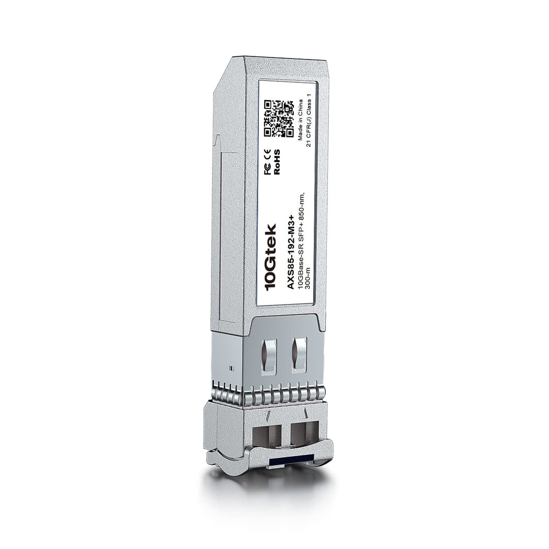 10Gtek Industrial Grade 10GBase-SR SFP+ Transceiver, 10G 850nm MMF, up to 300 Meters, Compatible for