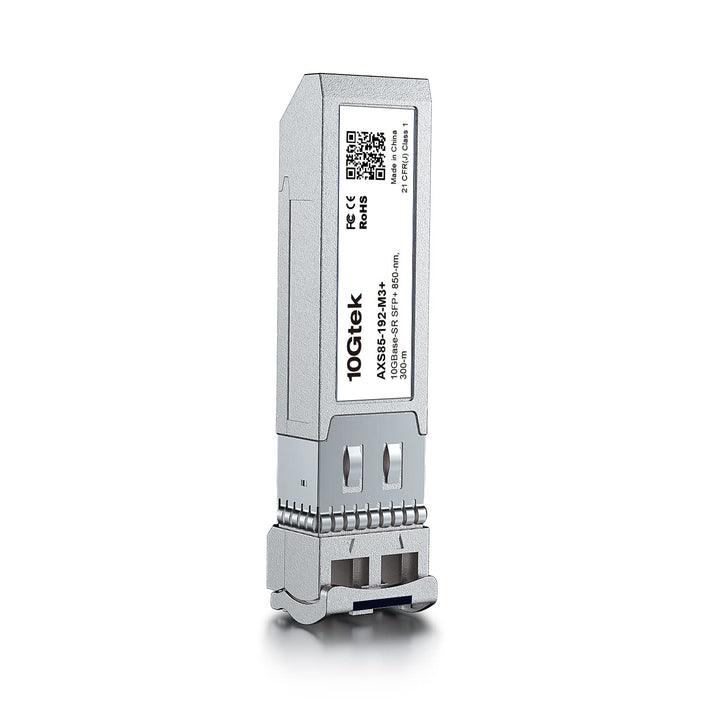 10Gtek Industrial Grade 10GBase-SR SFP+ Transceiver, 10G 850nm MMF, up to 300 Meters, Compatible for