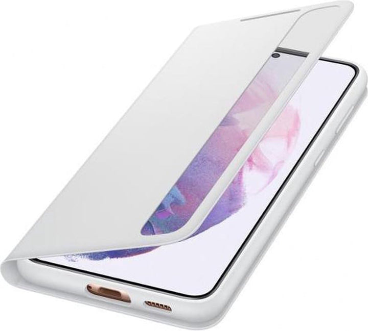Samsung Clear View Cover für G996B Samsung Galaxy S21+ - light grey, Cover