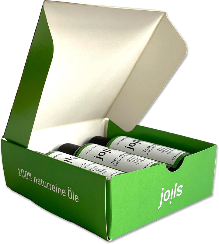 JOILS® Saunaaufguss Set II, naturrein, 3x100ml, 100% naturreines Öl für Ihre Sauna, Bio-Saunaöl im G