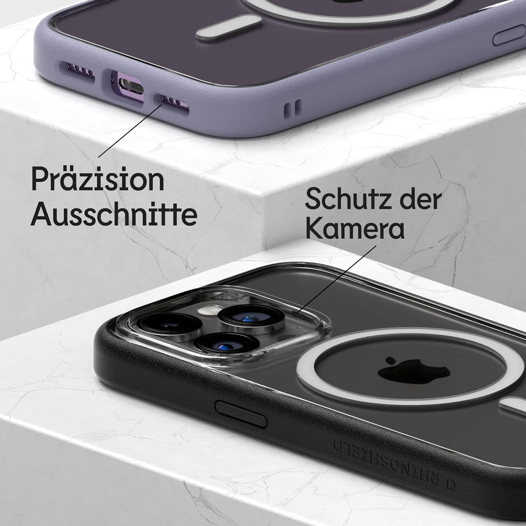 RhinoShield Modulares Case kompatibel mit MagSafe für [iPhone 14 Pro Max] | Mod NX - Überragender Ma