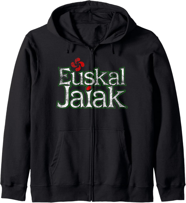 "Euskal Jaiak" Pais Vasco Shirt / Basque Festivities Kapuzenjacke