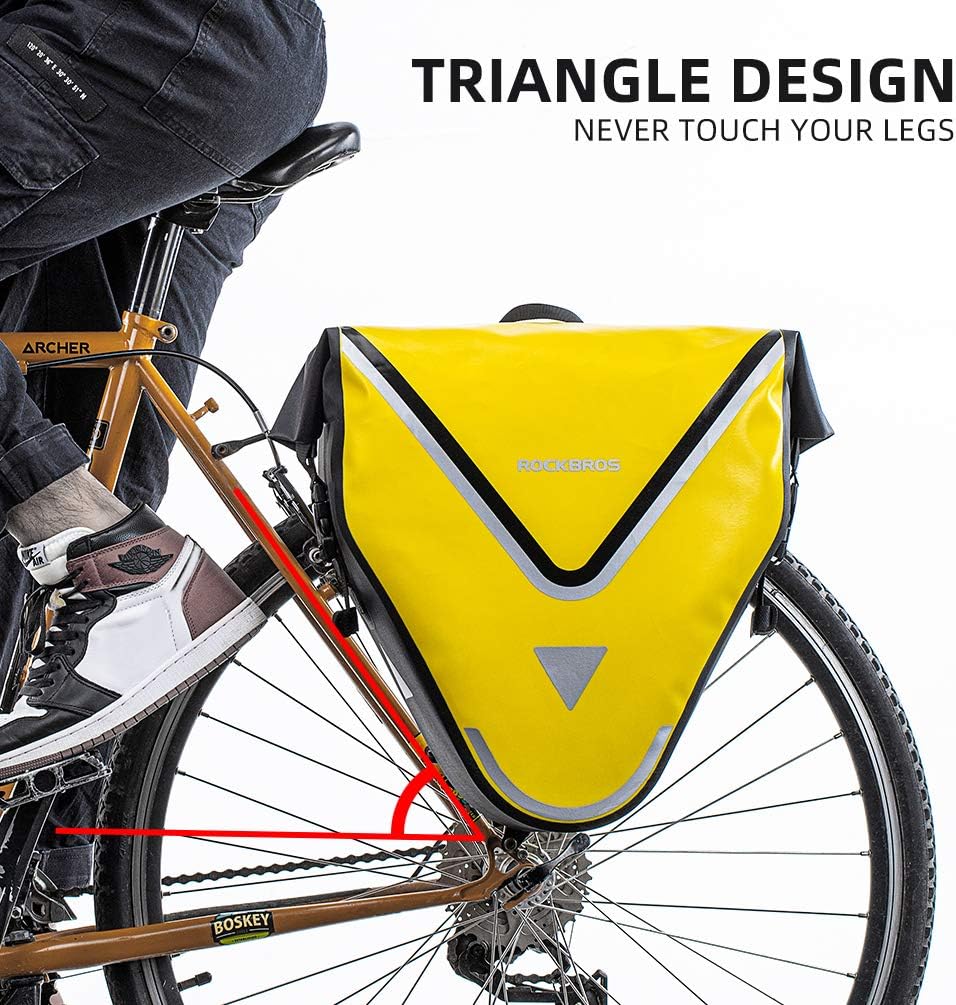 ROCKBROS Fahrrad Gepäckträgertasche Fahrradtasche 100% wasserdichte Transporttasche Hinterradtaschen