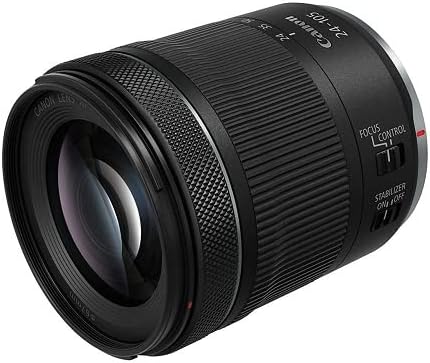 Canon Objektiv RF 24-105mm F4-7.1 is STM Zoomobjektiv Lens für EOS R (STM-AF-Motor, optischer Bildst
