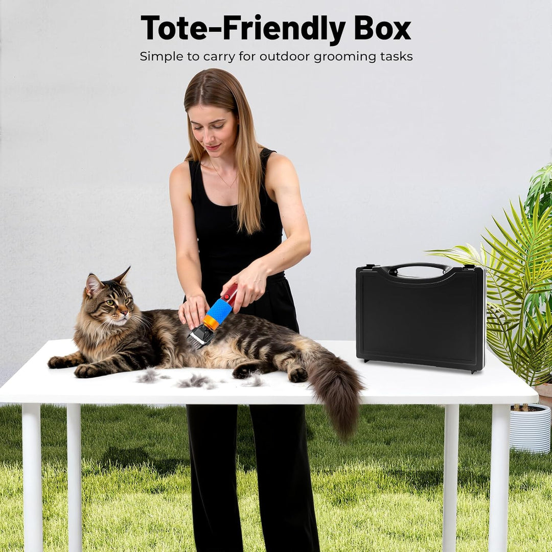 Hundeschermaschine, 36W Elektrische Haarschneidemaschine für Haustiere, Variable Geschwindigkeit Haa
