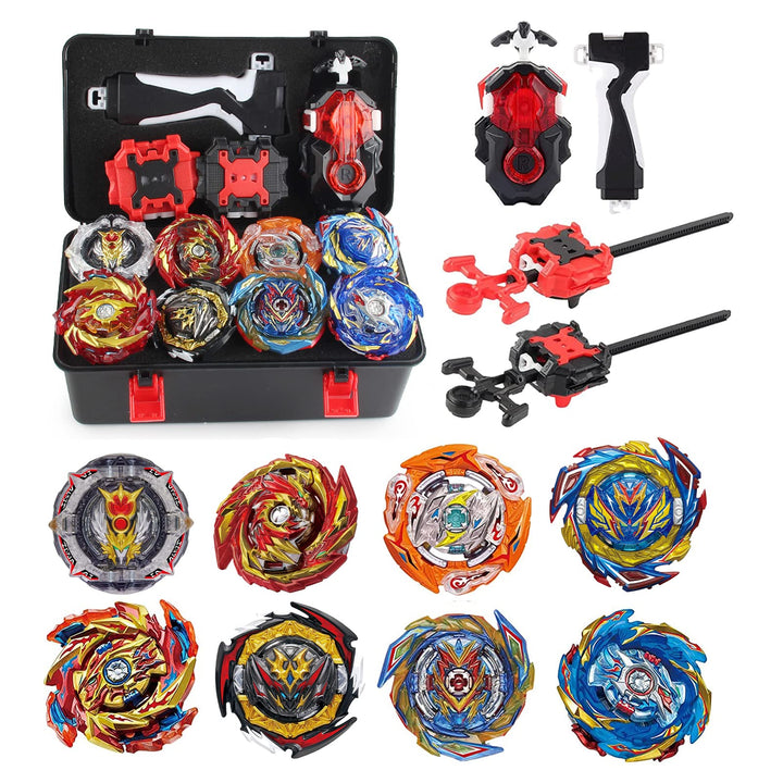 Gyros Kreisel Set, 4D Kampfkreisel Modell Speed Kreisel Mit Für Weihnachten, Geburtstag - 8 X Tops +