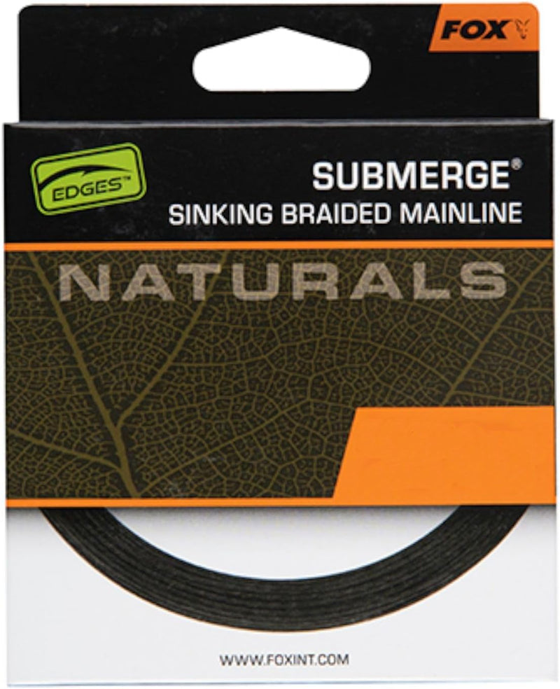 Fox Submerge Naturals Braid - 300m geflochtene Angelschnur 45lb 600m, 45lb 600m