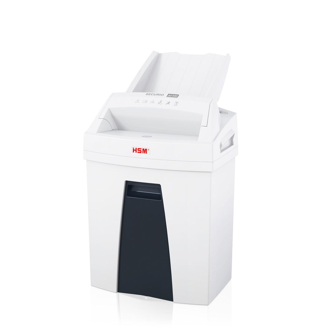 HSM SECURIO AF100 Small Office Autofeed Aktenvernichter, Sicherheitsstufe P4, Partikelschnitt, 100 B