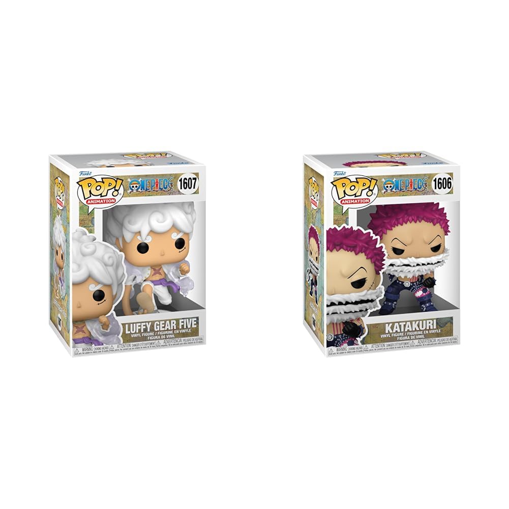 Funko POP! Animation: One Piece S8 - Monkey D. Luffy & POP! Animation: One Piece S8 - Katakuri - Vin
