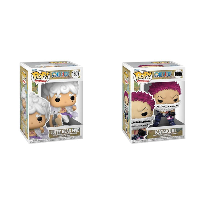Funko POP! Animation: One Piece S8 - Monkey D. Luffy & POP! Animation: One Piece S8 - Katakuri - Vin