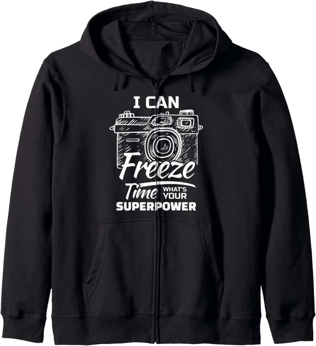 Ich kann die Zeit einfrieren Was ist deine Superkraft? Kapuzenjacke