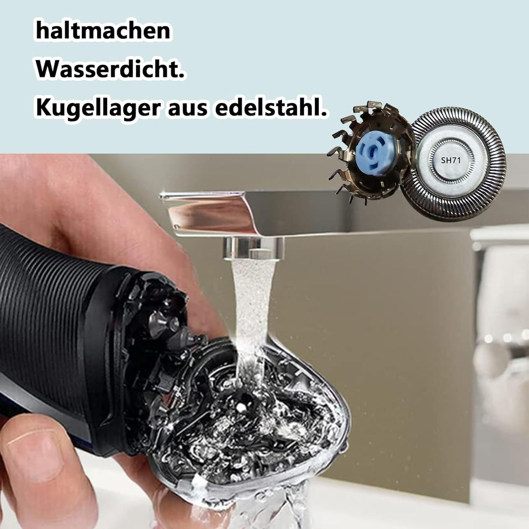 [3 Stück]SH71 Ersatzscherköpfe kompatibel mit Philips,für Shaver Serie 7000 (S7XXX) und eckige Serie
