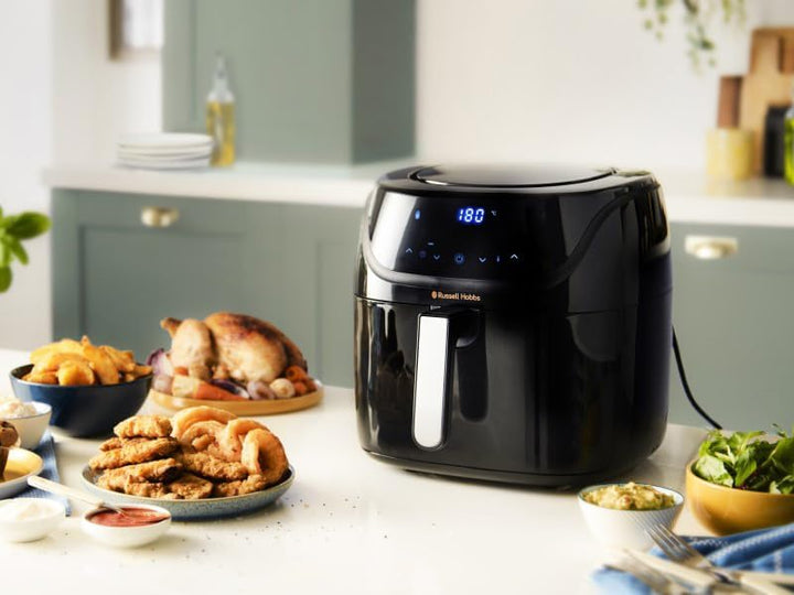 Russell Hobbs Grillplatte inkl. Gummifüsse für Heissluftfritteuse [für SatisFry Airfryer 4l 27160-56