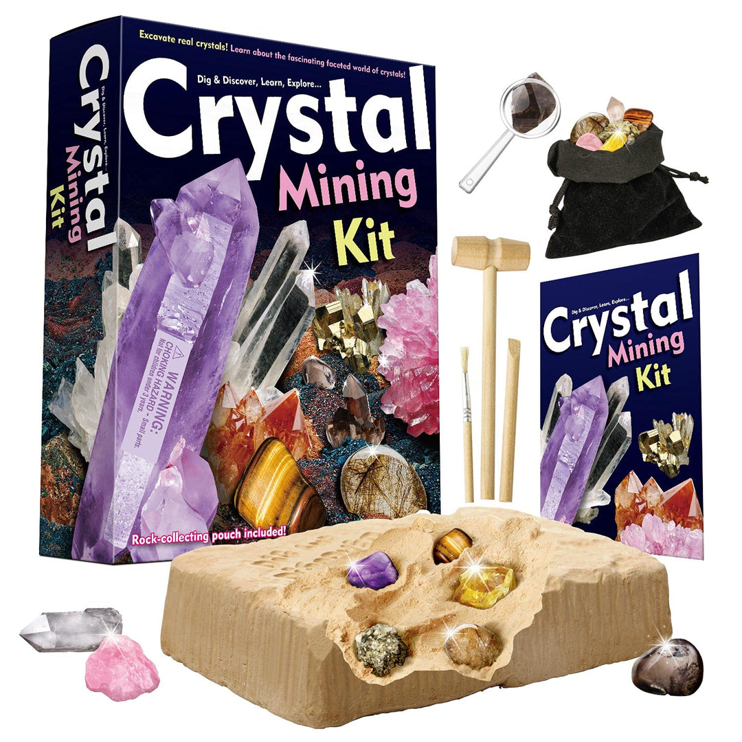 Mineralien Ausgrabungsset Edelstein Ausgraben Spielzeug Geologie Steine Geburstagsgeschenk für Kinde
