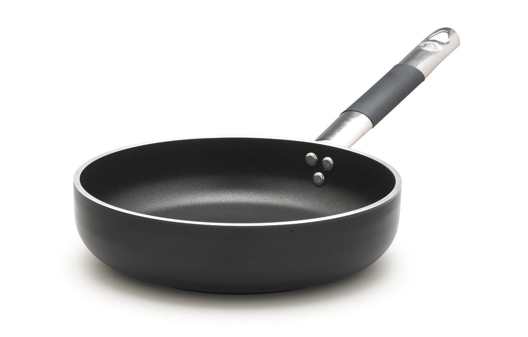 Töpfe Agnelli Alblack Pan Aluminium, Stärke 5 mm, 10 mm Fund Induction Schwarz, 28 cm, 28 cm