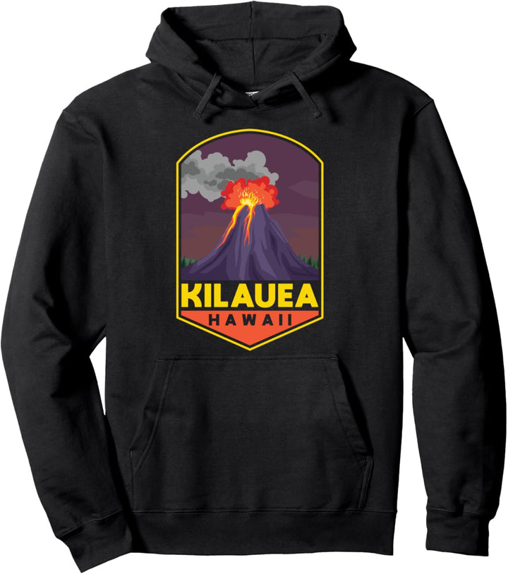 Inseln Vintage Souvenir Kilauea Hawaii Vulkan Pullover Hoodie