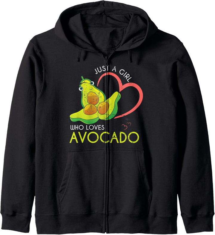 Nur ein Mädchen das Avocados liebt Keto Lifestyle Avocado Kapuzenjacke