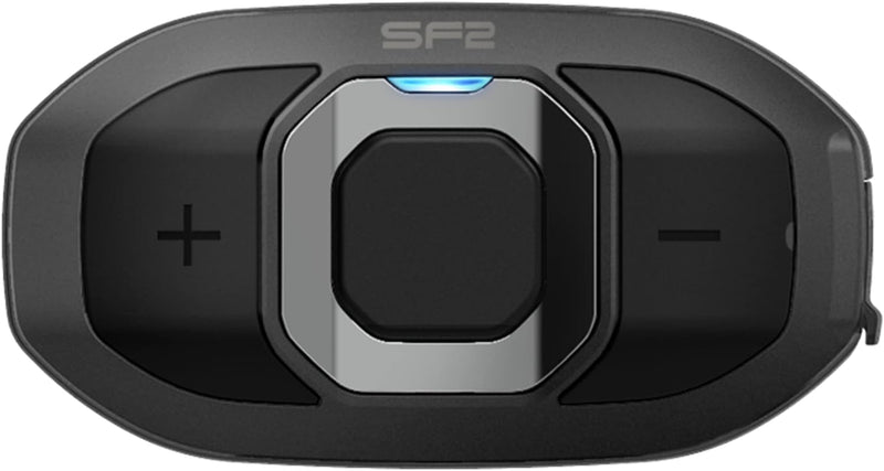 Sena SF2 Bluetooth-Kommunikationssystem für Motorräder mit Zwei Lautsprecher-Sets, Schwarz Einzelpac