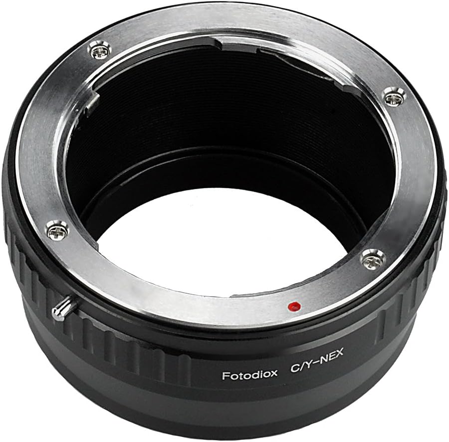 Fotodiox Lens Mount Adapter Compatible with Contax/Yashica (CY) Lenses on Sony E-Mount Cameras Conta