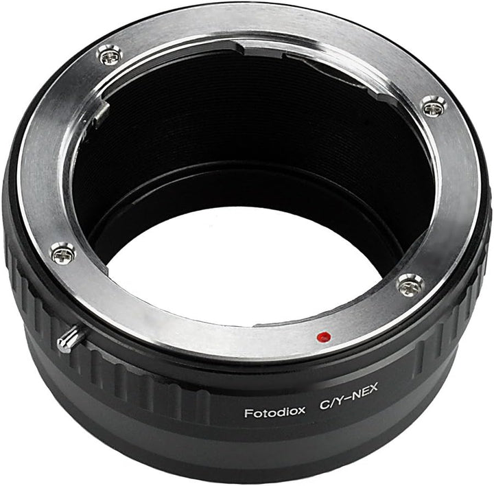 Fotodiox Lens Mount Adapter Compatible with Contax/Yashica (CY) Lenses on Sony E-Mount Cameras Conta