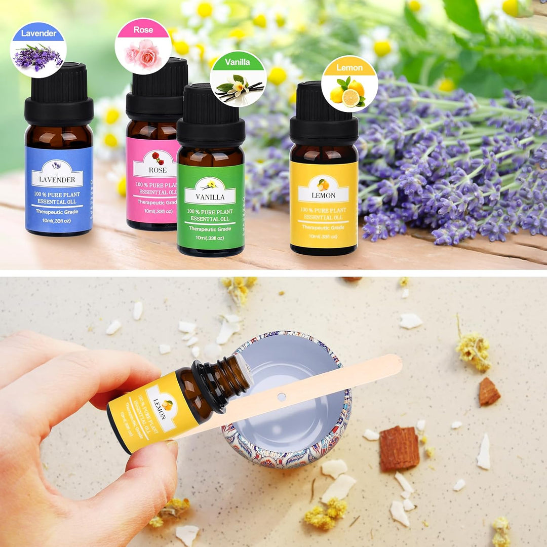 UBBOY Kerzen Selber Machen Set, DIY Duftkerze Geschenke Kerzenherstellung