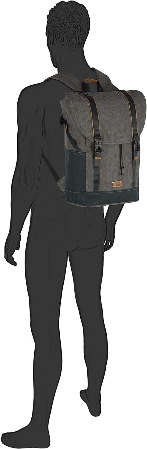 camel active, Indonesia, Rucksack Herren, 287 201 70, Grau, 35x15x45 cm