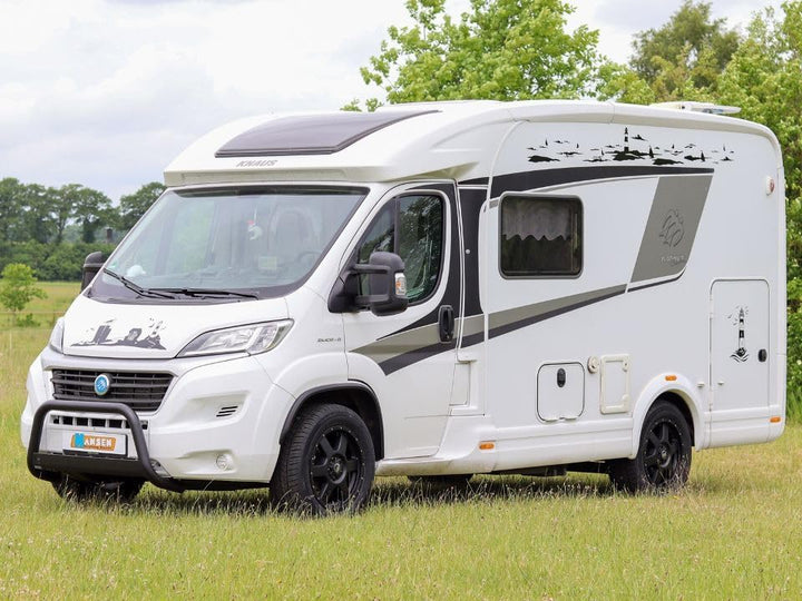 Misutonida Schwarz matter Frontschutzbügel passend für Fiat Ducato (2014-) Frontbügel Rammbügel 63mm