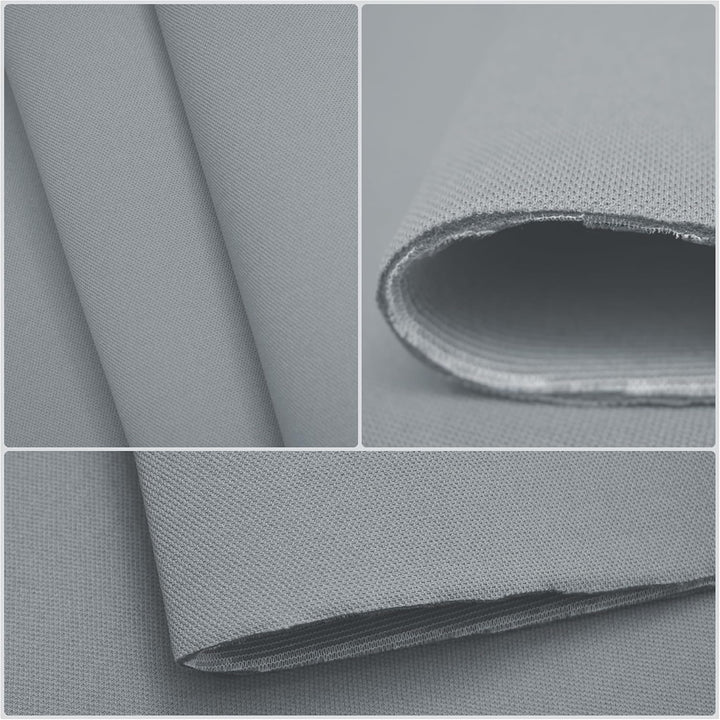 Autohimmelstoff Himmelstoff Dachhimmel Himmel mit 3mm Schaum und Netz Meterware (CP-005-Light-Grey-3