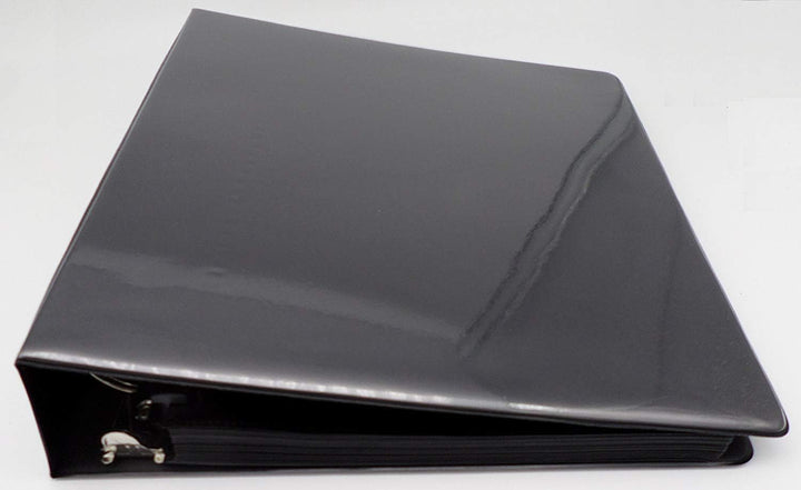 3-Ring Album Black + 50 18-Pocket Pages Black - Sideloading - Sammelalbum + Ordnerseiten - Schwarz -