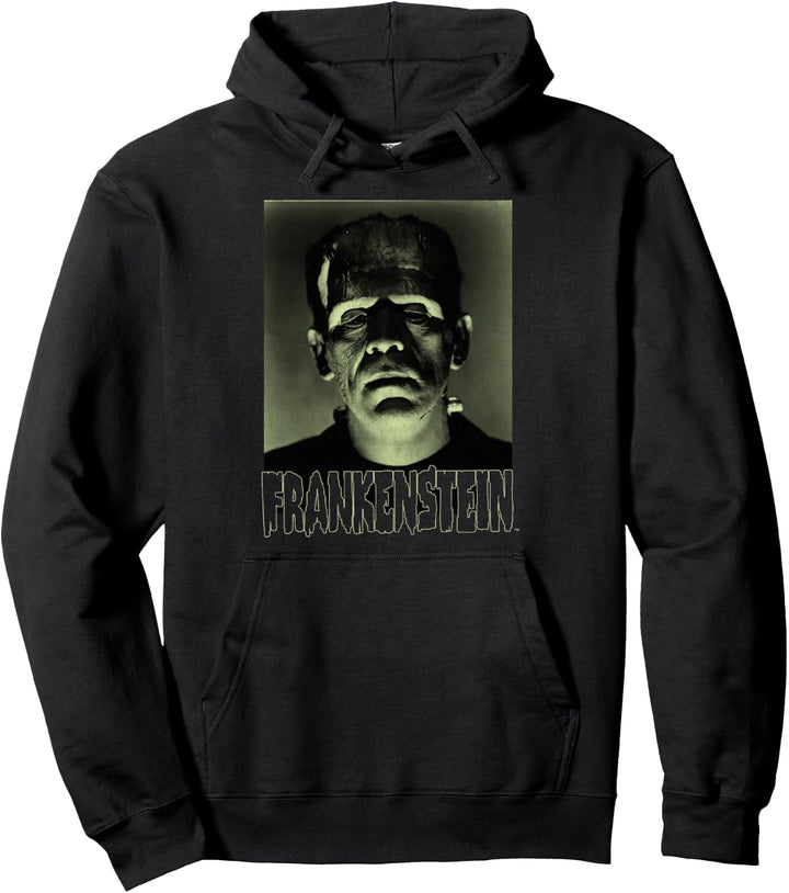 Universal Monsters Frankenstein Dark Portrait Pullover Hoodie