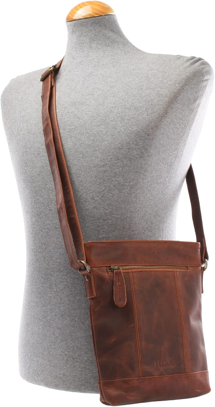 LECONI kleine Umhängetasche für Frauen Schultertasche Damen Damentasche Abendtasche Handtasche Leder