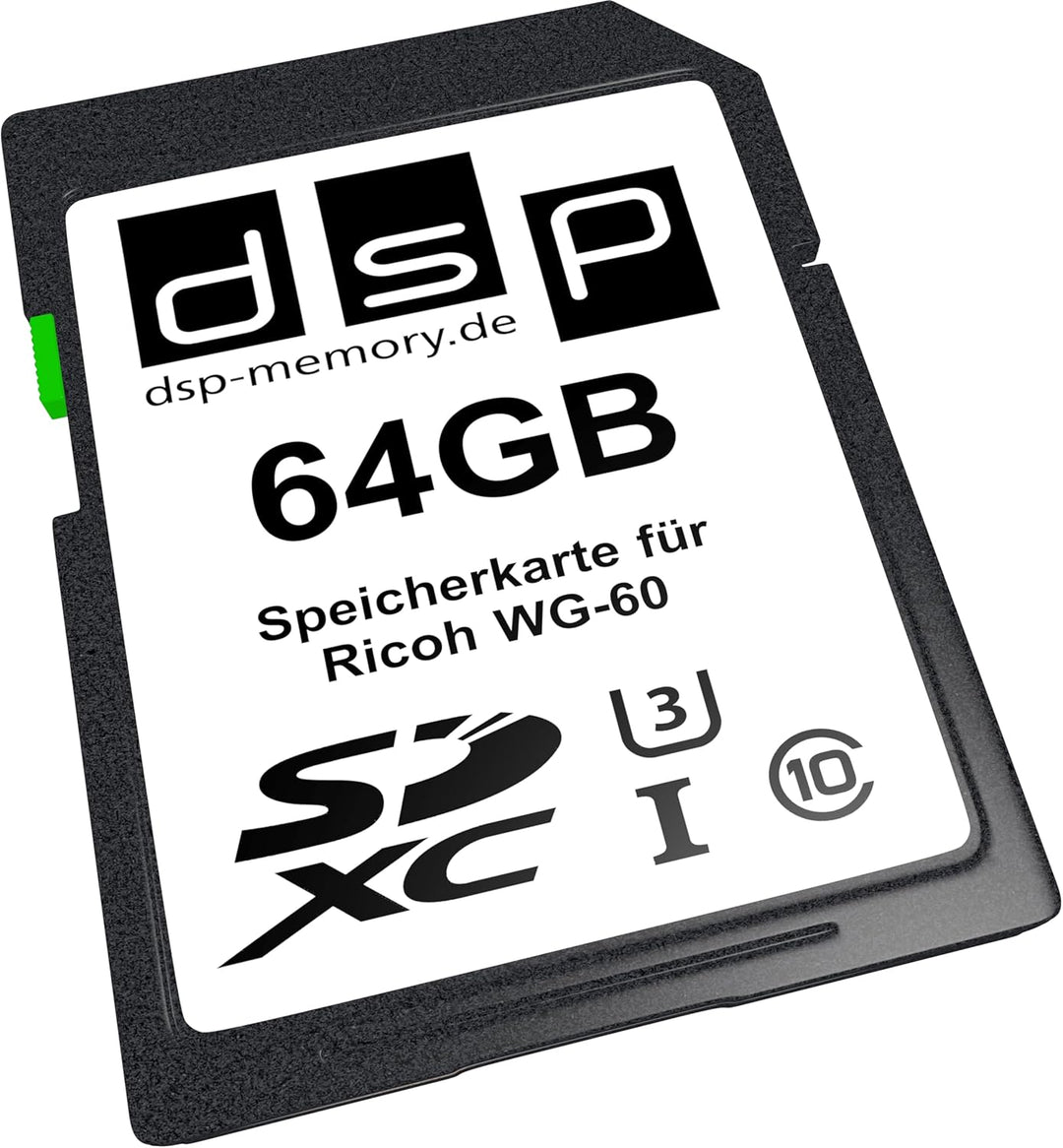 64GB Ultra Highspeed Speicherkarte für Ricoh WG-60 Digitalkamera
