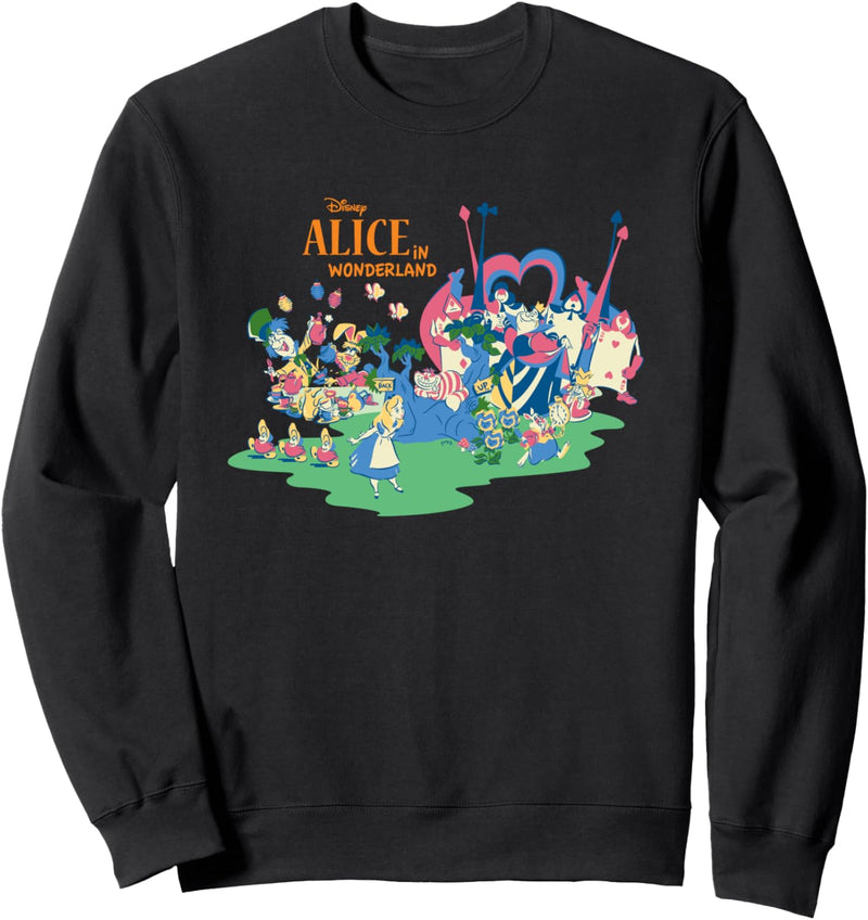 Disney Alice in Wonderland Characters Sweatshirt