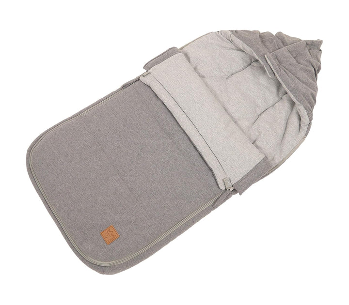 Kaiser 6578223 Sommer Fusssack Jessy Jersey, Fb. anthracite, Perfekt für warme Tage geeignet, 6-36 M