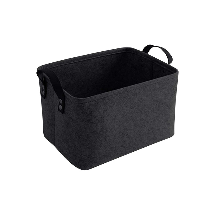 LITLANDSTAR felt storage basket, faltbar filz aufbewahrungsbox für Regal,Wäsche,Schrank,Spielzeug od