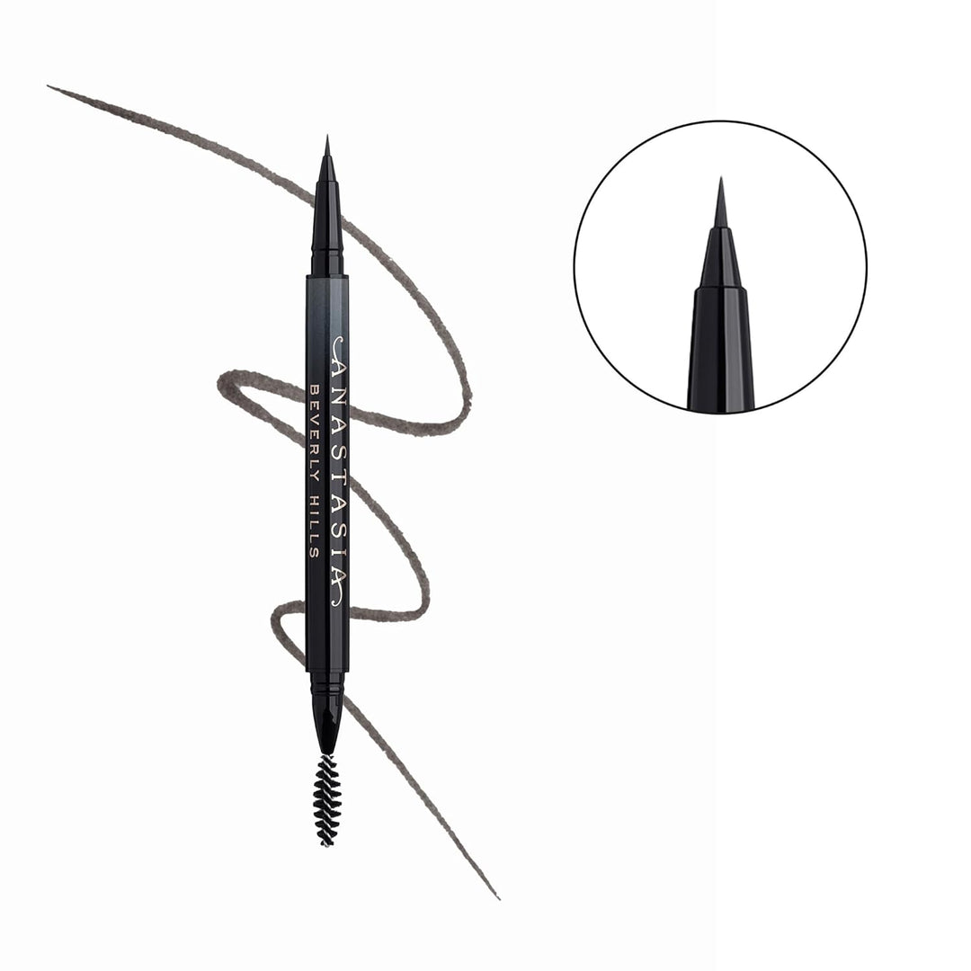 Anastasia Beverly Hills - Microstroke Brow Pen - Ebony, Ebony