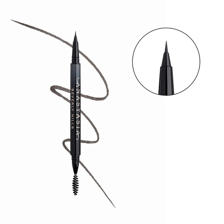 Anastasia Beverly Hills - Microstroke Brow Pen - Ebony, Ebony