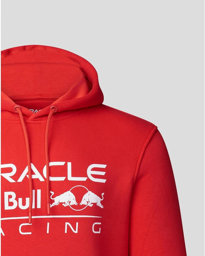 Red Bull Oracle Racing Core Mono Hoodie, Unisex - Original Merchandise XS Rot, XS Rot