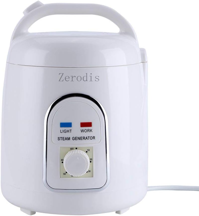 Zerodis Sauna Dampfer Dampfgerät Dampfsauna Dampfmaschine Hautpflege 220V 1.8L Haus Tragbar(220V)