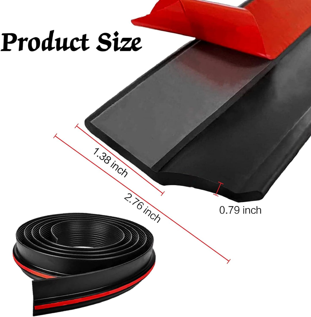 Garagentordichtung, 6 m, Universal, leicht zu schneiden, Dicke Schwellendichtung für Garagentorboden