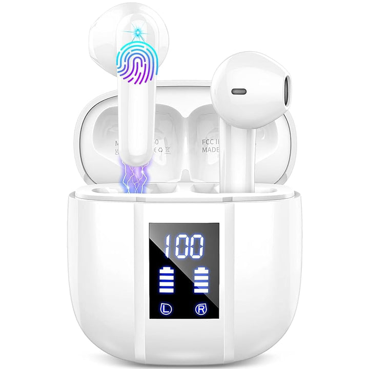 Bluetooth Kopfhörer, Kopfhörer Kabellos Bluetooth 5.3, Noise Cancelling In Ear Kopfhörer, IP7 Wasser