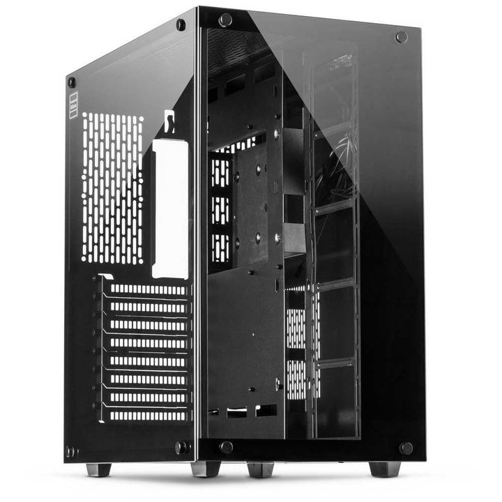Inter-Tech C-701 Panorama ATX Gehäuse, Tempered Glass, Schwarz, 88881327